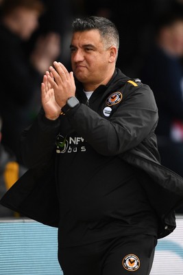 150325 - Newport County v Harrogate Town - Sky Bet League 2 - Newport Head Coach, Nelson Jardim