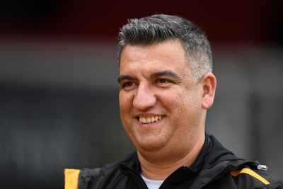 150325 - Newport County v Harrogate Town - Sky Bet League 2 - Newport Head Coach, Nelson Jardim