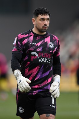 150325 - Newport County v Harrogate Town - Sky Bet League 2 - Nick Townsend of Newport County