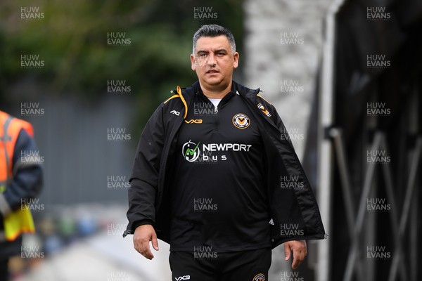 150325 - Newport County v Harrogate Town - Sky Bet League 2 - Newport Head Coach, Nelson Jardim