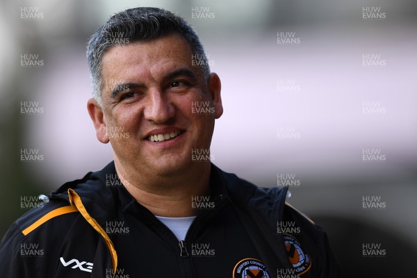 150325 - Newport County v Harrogate Town - Sky Bet League 2 - Newport Head Coach, Nelson Jardim