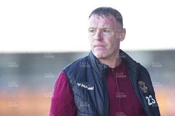 150423 - Newport County v Hartlepool United - Sky Bet League 2 - Newport County manager Graham Coughlan ahead of kick off