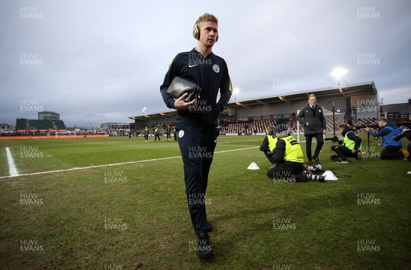 160219 - Newport County v Manchester City - FA Cup 5th Round - Kevin De Bruyne arrives at the ground