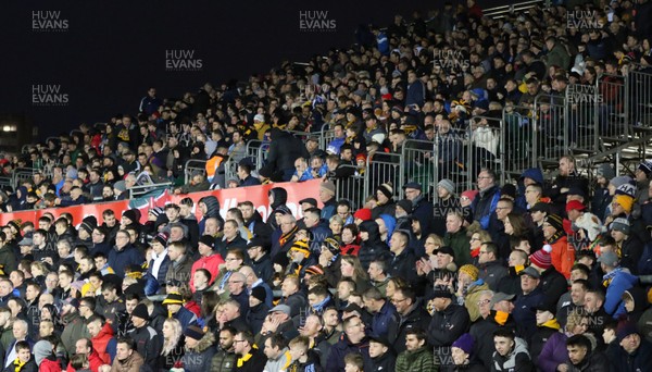 160219 - Newport County v Manchester City, FA Cup Fifth Round - Fans wait for the start of the match