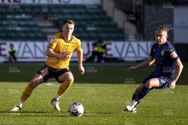 020324 - Newport County v Mansfield Town - Sky Bet League 2 - Bryn Morris of Newport County in action