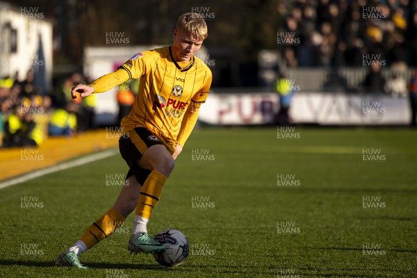 020324 - Newport County v Mansfield Town - Sky Bet League 2 - Harrison Bright of Newport County in action