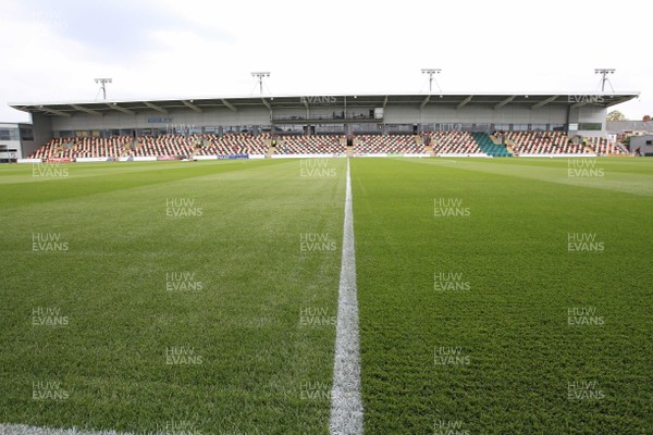 030819 - Newport County v Mansfield Town, Sky Bet League 2 - A general view inside Rodney Parade before the match 