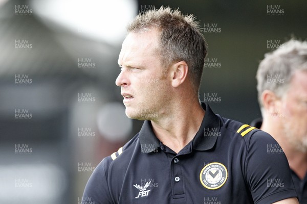030819 - Newport County v Mansfield Town, Sky Bet League 2 - Newport County Manager Michael Flynn before the match