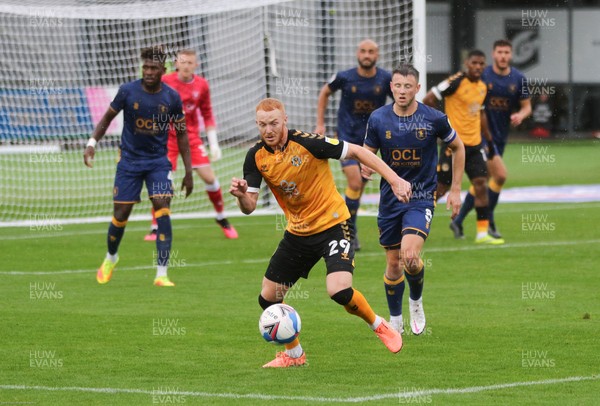 031020 - Newport County v Mansfield Town, Sky Bet League 2 - Ryan Taylor of Newport County controls the ball