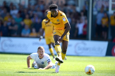 060816 - Newport County v Mansfield Town - Sky Bet League 2 -Marlon Jackson of Newport County tries a shot at goal