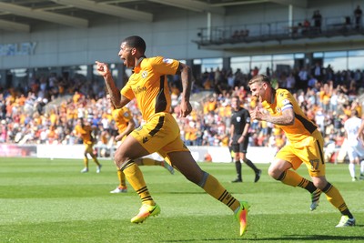 060816 - Newport County v Mansfield Town - Sky Bet League 2 -Joss Labadie of Newport County celebrates his goal