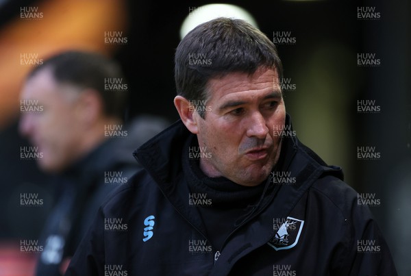 180423 - Newport County v Mansfield Town - SkyBet League Two - Mansifeld Manager Nigel Clough 