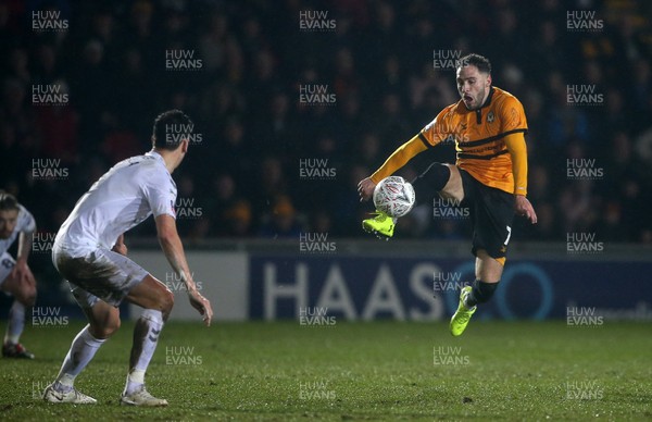 050219 - Newport County v Middlesbrough - FA Cup Fourth Round Replay - Robbie Willmott of Newport County