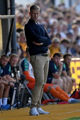 120825 - Newport County v Millwall - Carabao Cup Round 1 - Newport County Manager, David Hughes