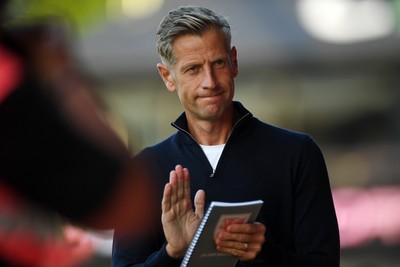 120825 - Newport County v Millwall - Carabao Cup Round 1 - Newport County Manager, David Hughes