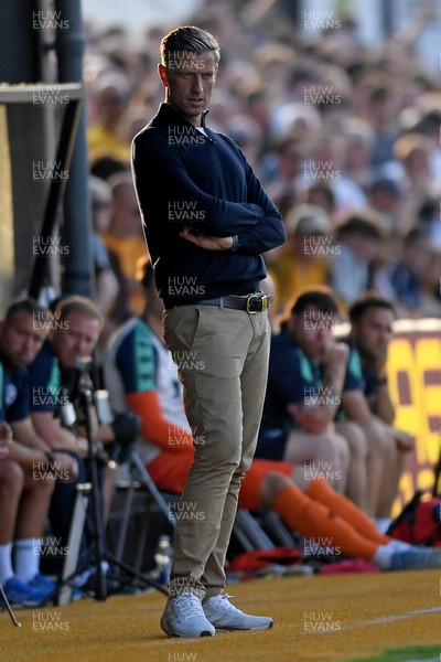 120825 - Newport County v Millwall - Carabao Cup Round 1 - Newport County Manager, David Hughes