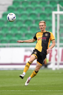 230825 - Newport County v Milton Keynes Dons - Sky Bet League 2 - Matt Smith of Newport County