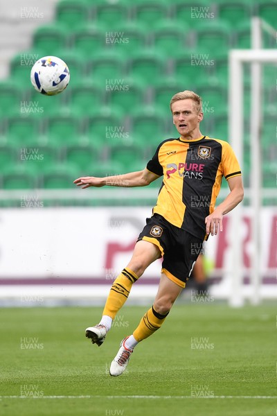 230825 - Newport County v Milton Keynes Dons - Sky Bet League 2 - Matt Smith of Newport County