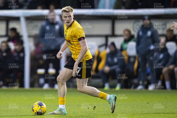 111123 - Newport County v MK Dons - Sky Bet League 2 - Will Evans of Newport County in action