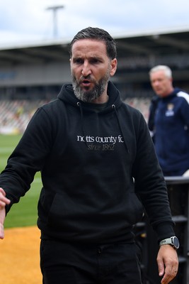 020825 - Newport County v Notts County - Sky Bet League 2 - Martin Paterson, Notts County Manager arrives at the stadium ahead of the match