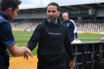 020825 - Newport County v Notts County - Sky Bet League 2 - Martin Paterson, Notts County Manager arrives at the stadium ahead of the match