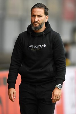 020825 - Newport County v Notts County - Sky Bet League 2 - Martin Paterson, Notts County Manager arrives at the stadium ahead of the match