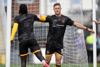 020825 - Newport County v Notts County - Sky Bet League 2 - James Clarke of Newport County