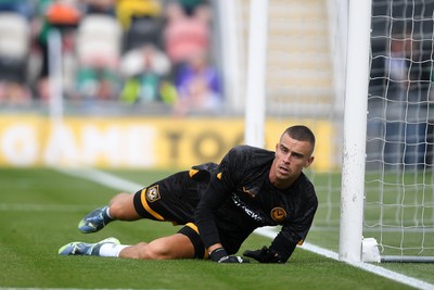 020825 - Newport County v Notts County - Sky Bet League 2 - Nik Tzanev of Newport County