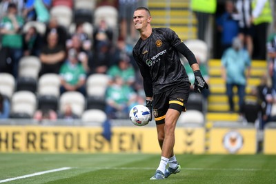 020825 - Newport County v Notts County - Sky Bet League 2 - Nik Tzanev of Newport County