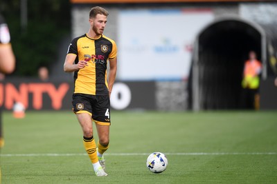 020825 - Newport County v Notts County - Sky Bet League 2 - Matthew Baker of Newport County