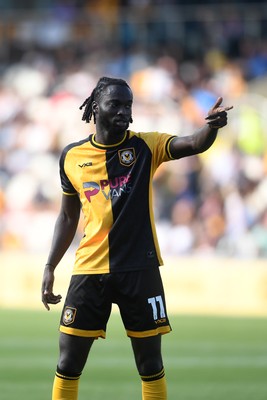 020825 - Newport County v Notts County - Sky Bet League 2 - Cameron Antwi of Newport County