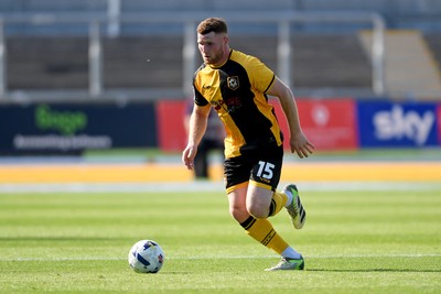 020825 - Newport County v Notts County - Sky Bet League 2 - Lee Jenkins of Newport County