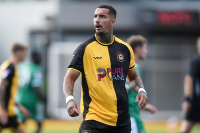 020825 - Newport County v Notts County - Sky Bet League 2 - Courtney Baker-Richardson of Newport County