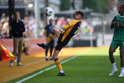 020825 - Newport County v Notts County - Sky Bet League 2 - Joe Thomas of Newport County