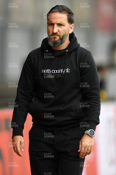 020825 - Newport County v Notts County - Sky Bet League 2 - Martin Paterson, Notts County Manager arrives at the stadium ahead of the match