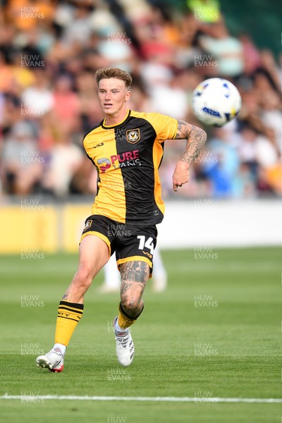 020825 - Newport County v Notts County - Sky Bet League 2 - Kai Whitmore of Newport County