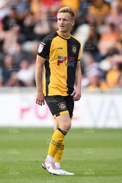 020825 - Newport County v Notts County - Sky Bet League 2 - Matt Smith of Newport County