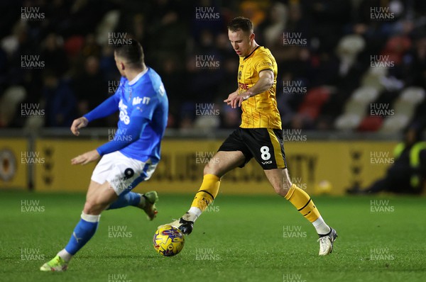 130224 - Newport County v Notts County - SkyBet League Two - Bryn Morris of Newport County 