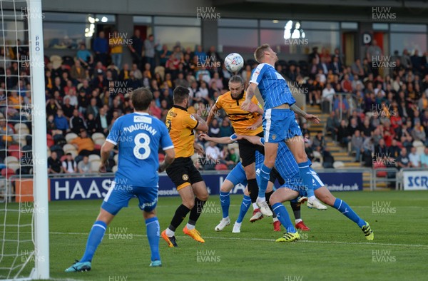 210818 - Newport County v Notts County - SkyBet League 2 - Fraser Franks of Newport County scores goal