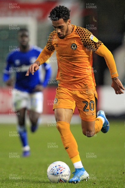 231119 - Newport County v Oldham Athletic, Sky Bet League 2 - Corey Whitely of Newport County in action