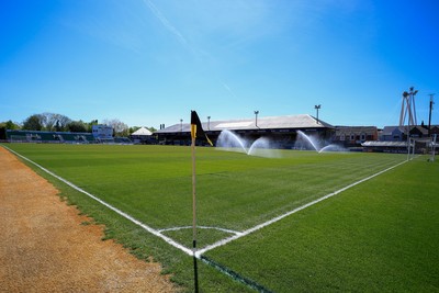 250426 - Newport County v Oldham Athletic - Sky Bet League 2 - General view inside Rodney Parade