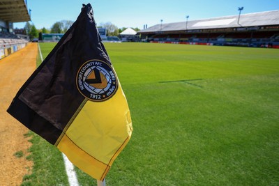 250426 - Newport County v Oldham Athletic - Sky Bet League 2 - General view inside Rodney Parade