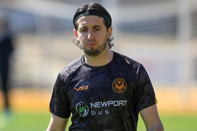 250426 - Newport County v Oldham Athletic - Sky Bet League 2 - Anthony Driscoll-Glennon of Newport County