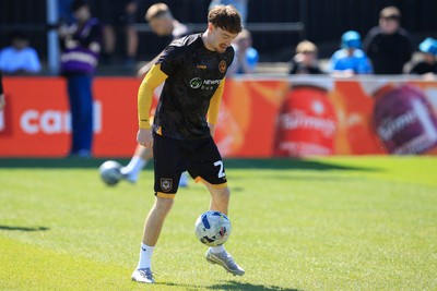 250426 - Newport County v Oldham Athletic - Sky Bet League 2 - Michael Spellman of Newport County