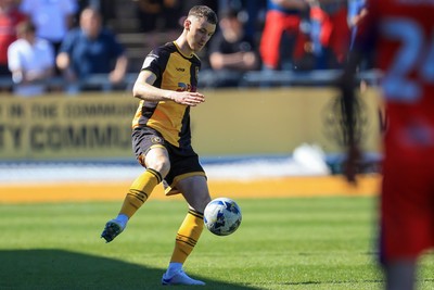 250426 - Newport County v Oldham Athletic - Sky Bet League 2 - Ciaran Brennan of Newport County