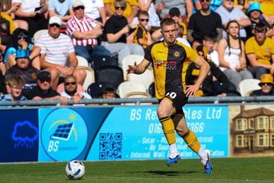 250426 - Newport County v Oldham Athletic - Sky Bet League 2 - Cole Jarvis of Newport County