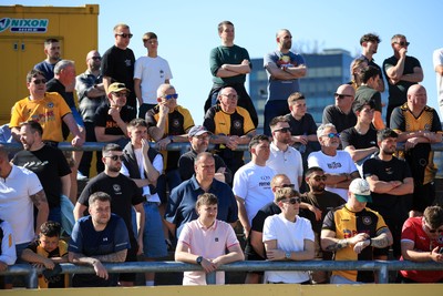 250426 - Newport County v Oldham Athletic - Sky Bet League 2 - Newport County fans