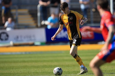 250426 - Newport County v Oldham Athletic - Sky Bet League 2 - Joe Thomas of Newport County
