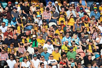 250426 - Newport County v Oldham Athletic - Sky Bet League 2 - Newport County fans