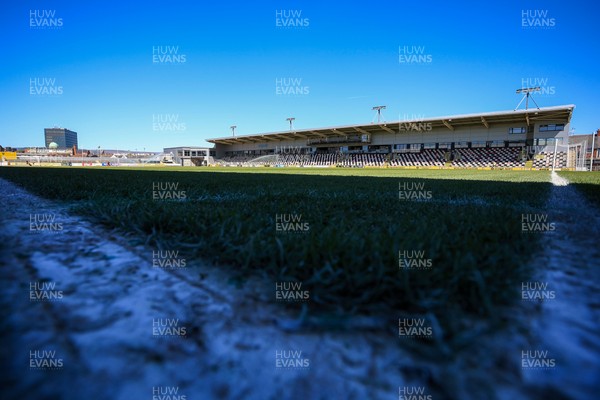 250426 - Newport County v Oldham Athletic - Sky Bet League 2 - General view inside Rodney Parade
